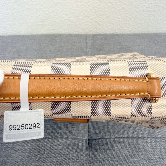 Louis Vuitton Croisette Damier Azur Canvas Top Handle Crossbody Bag - Picture 8 of 14